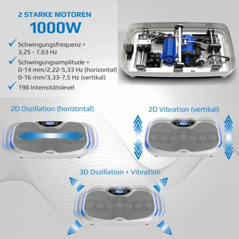Platforma wibracyjna 2D 3D VITAL 1000 Platforma wibracyjna 2D 3D VITAL 1000