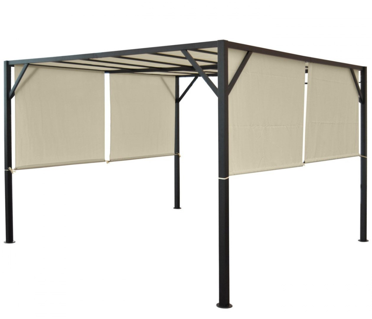 Pawilon ogrodowy Baia Pergola 3 x 3 dach przesuwny Pawilon ogrodowy Baia Pergola 3 x 3 dach przesuwny