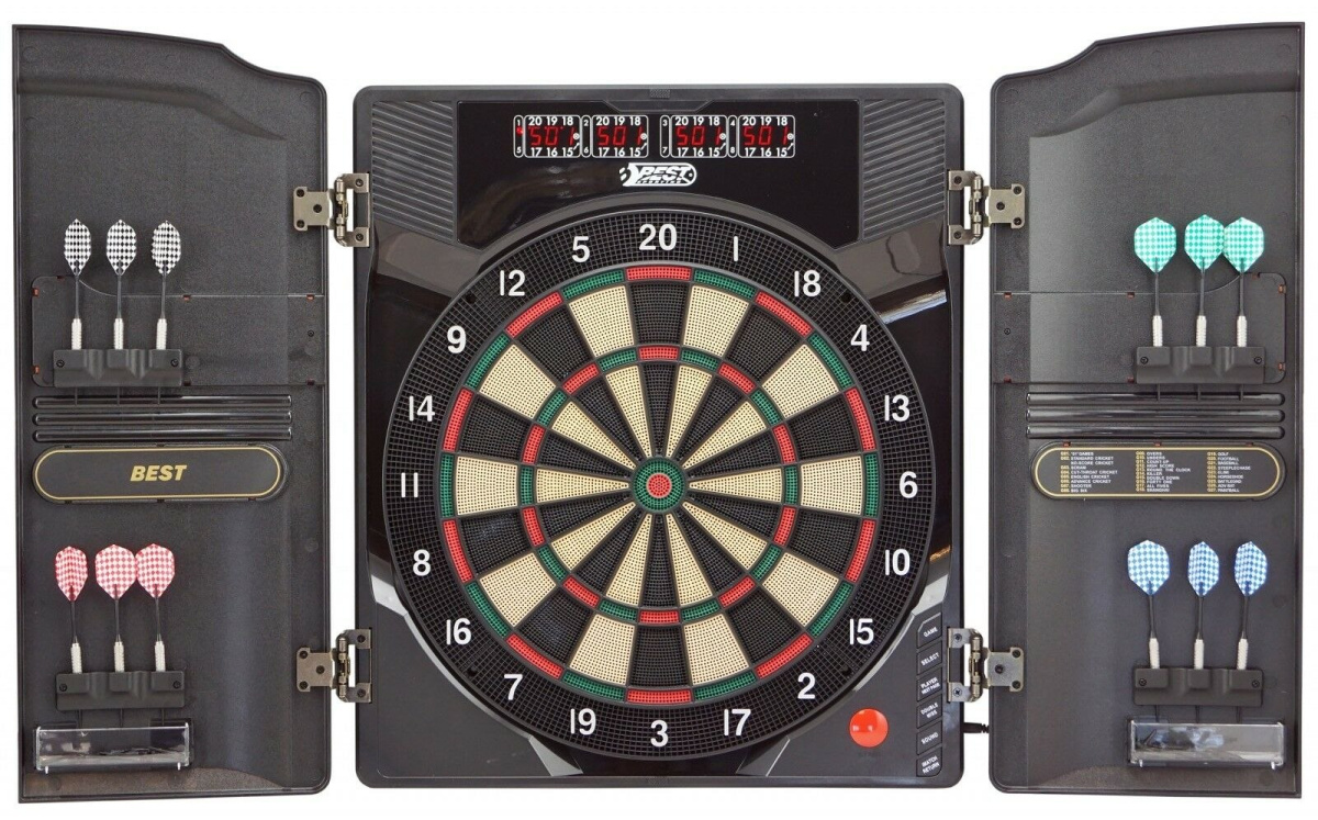Dart elektroniczny Oxford 2 w kabinie Dart elektroniczny Oxford 2 w kabinie