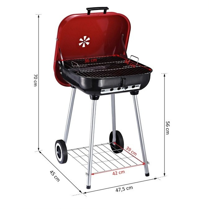 Grill węglowy KWADRAT BBQ Grill węglowy KWADRAT BBQ