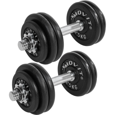 Hantel hantle żeliwne 2 x 15 kg SET