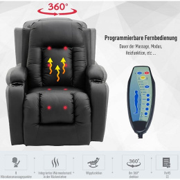 Fotel do masażu TV + grzanie