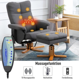 Fotel relaksacyjny z masażem
