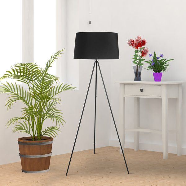 Lampa podłogowa stojąca z kloszem Lampa podłogowa stojąca z kloszem