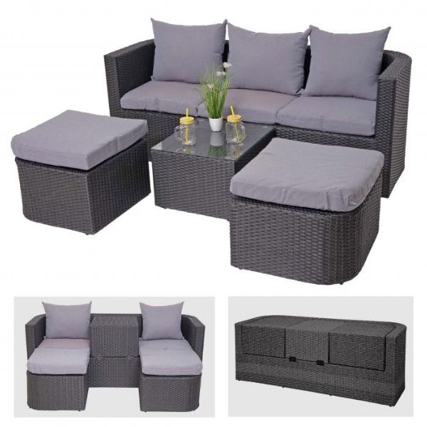 Meble ogrodowe Sofa Stolik 3 w 1 Meble ogrodowe Sofa Stolik 3 w 1