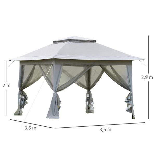 Pawilon ogrodowy 3,6 m POP UP Pawilon ogrodowy 3,6 m POP UP