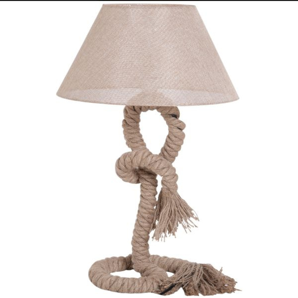 LAMPKA STOŁOWA LAMPA Z LINY KONOPNEJ KLOSZ LAMPKA STOŁOWA LAMPA Z LINY KONOPNEJ KLOSZ