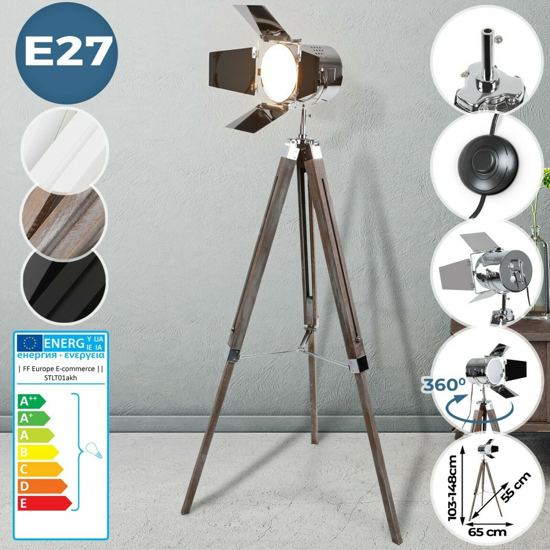 Lampa stojąca regulowana VINTAGE Lampa stojąca regulowana VINTAGE