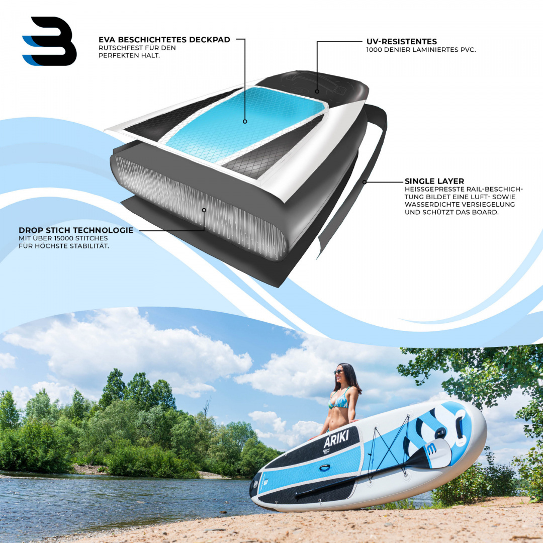 Pompowana DESKA SUP PADDLEBOARD 325 cm Pompowana DESKA SUP PADDLEBOARD 325 cm