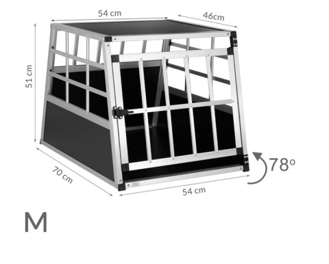 Klatka transporter dla psa 70x54x51cm