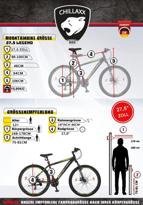 Rower górski MTB CHILLAXX LEGEND 29 Rower górski MTB CHILLAXX LEGEND 29