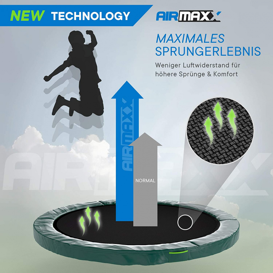 Trampolina ogrodowa 244 cm BUNGEE AIR MAXX PREMIUM Trampolina ogrodowa 244 cm BUNGEE AIR MAXX PREMIUM