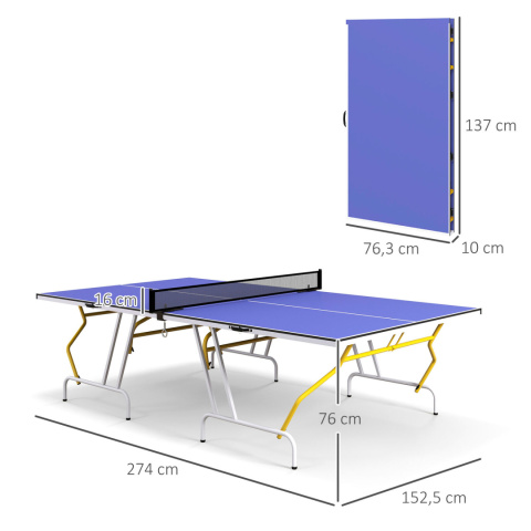 Stół do tenisa stołowego Tenis stołowy Składany ping pong Stół do tenisa stołowego Tenis stołowy Składany ping pong
