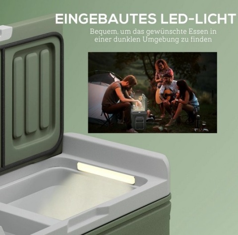 Lodówka Samochodowa 33 L na kołach + LED Lodówka Samochodowa 33 L na kołach + LED