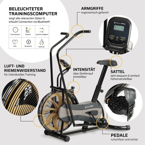 Rower treningowy powietrzny AIR BIKE Sportplus Rower treningowy powietrzny AIR BIKE Sportplus